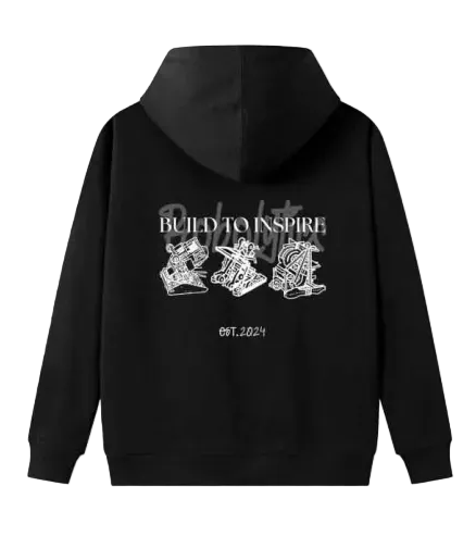 Build to Inspire Hoodie (Black)