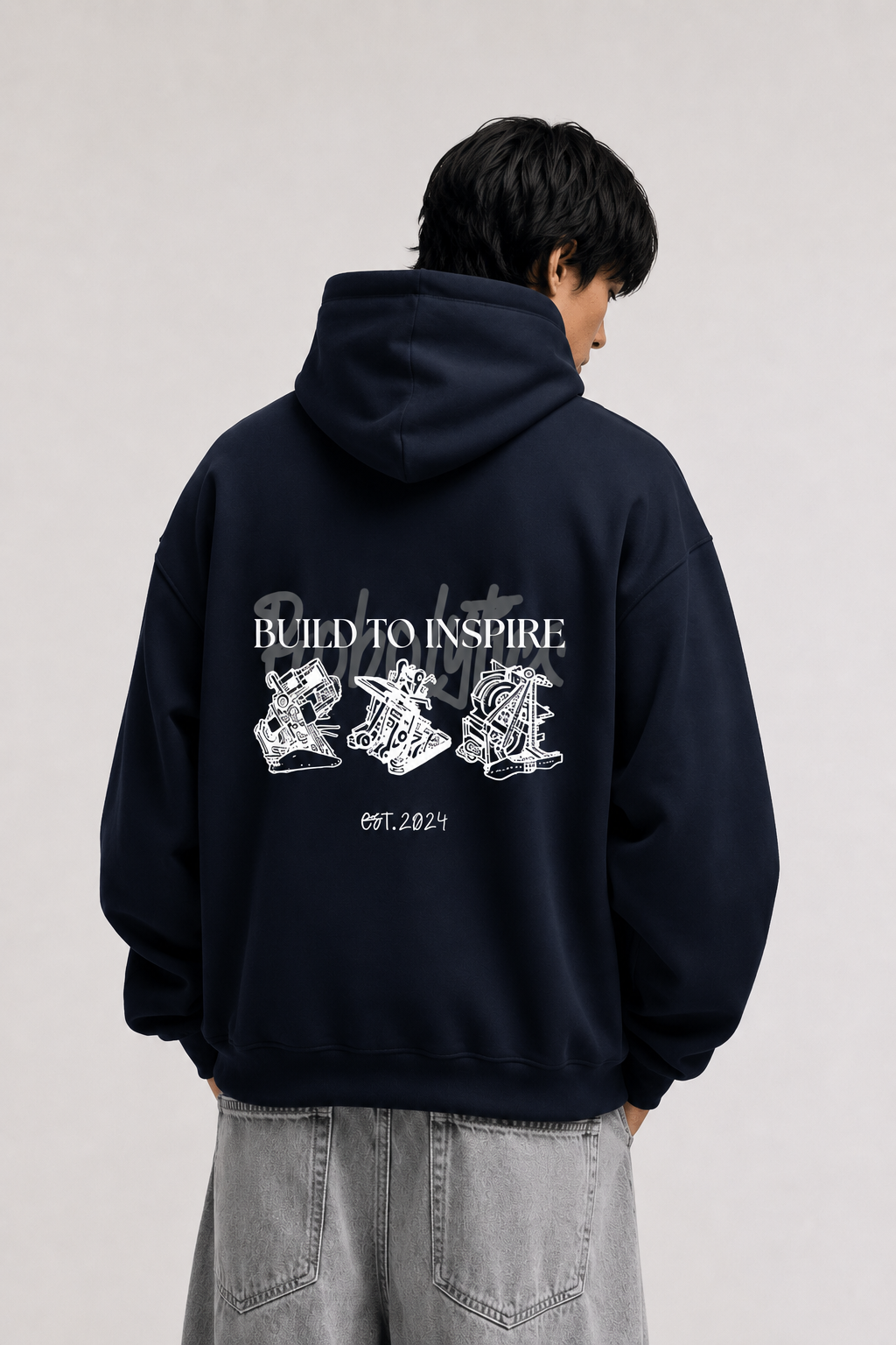 Build to Inspire Hoodie (Navy)